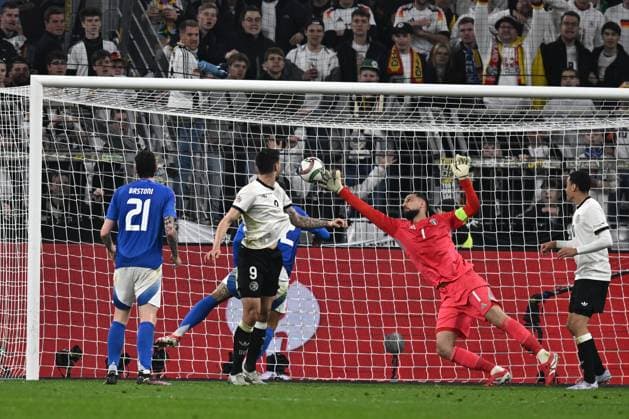 Db Dortmund 23 03 2025 - Nations League Germania-Italia foto Daniele Buffa Image nella foto: gol Tim Kleindienst 
