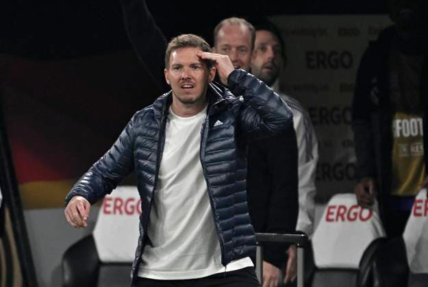23 03 2025, Football UEFA Nations League 2024 25, Quarter-final, Germany Italy, in Dortmund, Signal Iduna Stadion, Head Coach Julian Nagelsmann Germany