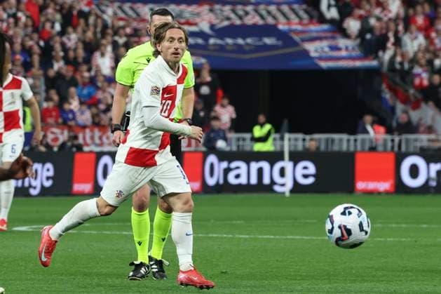 FOOTBALL : France Vs Croatie - Ligue des Nations - 23 03 2025 Luka Modric (Croatie) ParisFrance  Copyright: xMichtofx