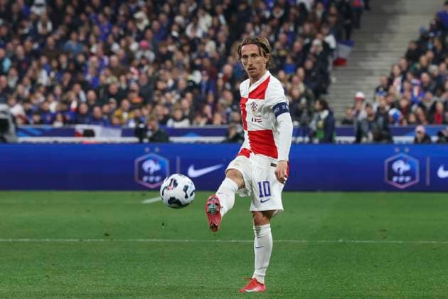 FOOTBALL : France Vs Croatie - Ligue des Nations - 23 03 2025 Luka Modric (Croatie) ParisFrance  Copyright: xMichtofx