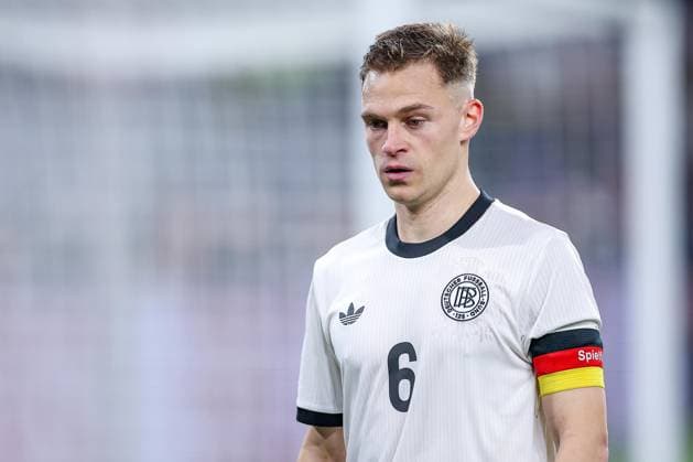 23 03 2025, Football, Quarter-final UEFA Nations League, Germany Italy, Signal Iduna Park, Season 2024 2025 Joshua Kimmich GER 06 DFB regulations prohibit any use of photographs as image sequences and or quasi video Nordrhein Westfalen Germany