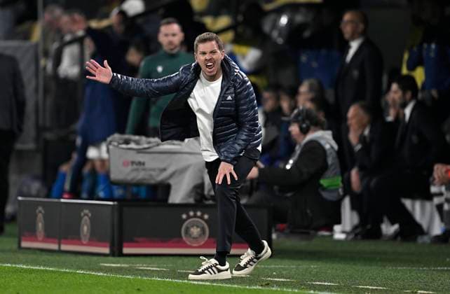 23 03 2025, Football UEFA Nations League 2024 25, Quarter-final, Germany Italy, in Dortmund, Signal Iduna Stadion, Head Coach Julian Nagelsmann Germany