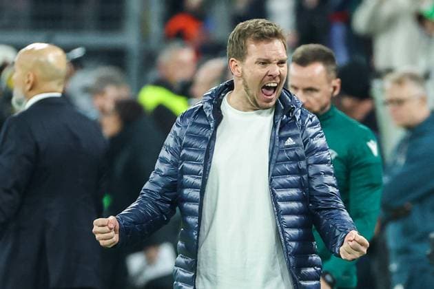 UEFA Nations League 24 25 Germany Italy on 23 03 2025 at Signal Iduna Park in Dortmund Final cheers for coach Julian Nagelsmann Germany MH