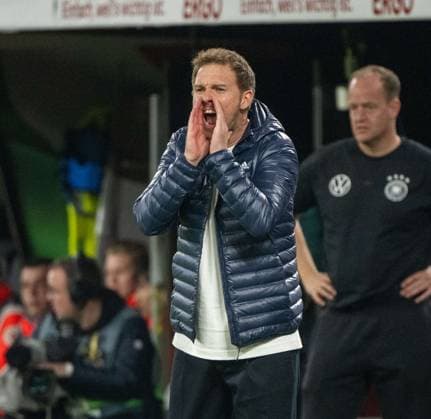 Soccer, men, 2024 25 season, UEFA Nations League quarter-final second leg in Dortmund, Germany Italy, coach Julian Nagelsmann Germany , 23 03 2025, Copyright: xMatthiasxKochx