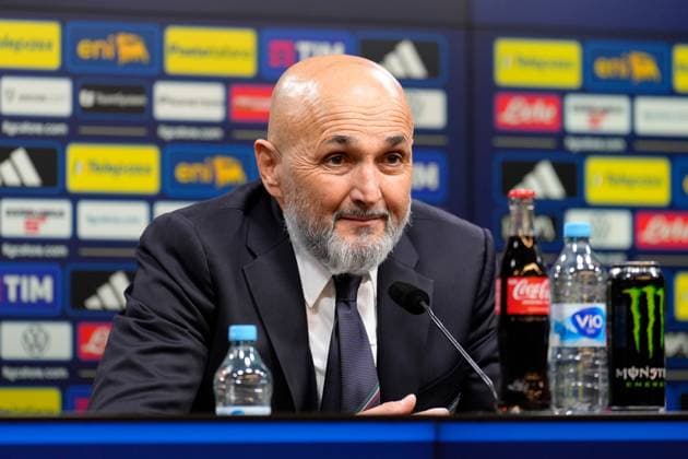 Luciano Spalletti (Manager, Italy) talks with the media during a press conference, PK, Pressekonferenz after the match  Copyright: xScottxColeman IPAxSportx xipa-agency.netx xx IPA_55670880 IPA_Agency_IPA55670880