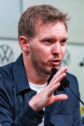 23 03 2025, Germany vs Italy, Nations League, quarter-final second leg Press conference after the match with Julian Nagelsmann Germany, Head Coach Copyright: xBahhoxKarax