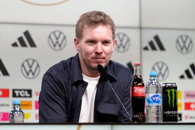 Julian Nagelsmann (Manager, Germany) talks with the media during a press conference, PK, Pressekonferenz after the match  Copyright: xScottxColeman IPAxSportx xipa-agency.netx xx IPA_55672221 IPA_Agency_IPA55672221