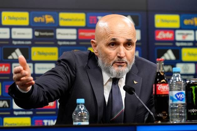 CALCIO - UEFA Nations League - Germany vs Italy Luciano Spalletti (Manager, Italy) talks with the media during a press conference, PK, Pressekonferenz after the match Dortmund Germany  Copyright: xIPAxSport ABACAx