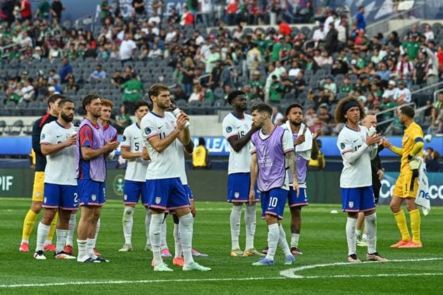 RECORD DATE NOT STATED IV CONCACAF NATIONS LEAGUE 2024-2025 Canada 2-1 United States - Third Place Tanner Tessmann of United States during the Third Place match between Canada and United States as part Final Four of the Concacaf Nations League 2024-2025 at SoFi Stadium on March 23, 2025 in Inglewood, Los Angeles, California, United States. INGLEWOOD LOS ANGELES CALIFORNIA UNITED STATES  Copyright: xDavidxLeahx 20250323182013_CNL_2025_3P_CAN_USA_TESSMANN188