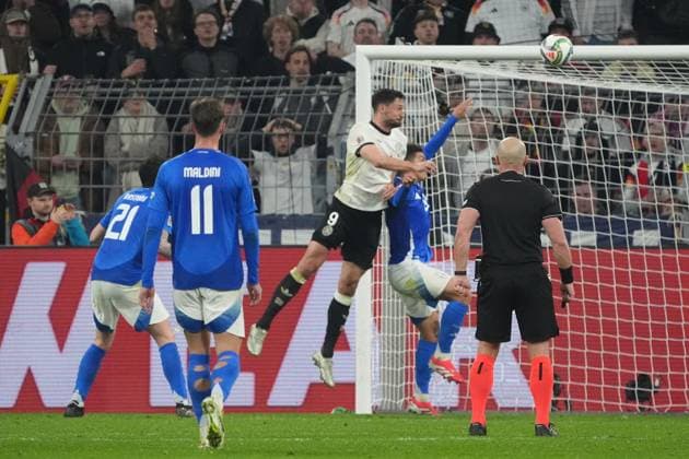 goal, goal for 3 0 Tim Kleindienst Germany Germany, 9 Dortmund 23 03 2025 Germany vs Italy, UEFA Nations League quarter-final second leg, Signal Iduna Park