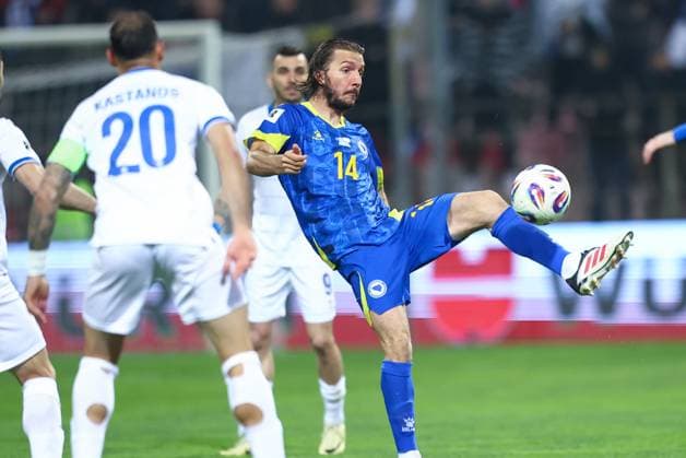 PXL_BiH_vs_Cyprus Bosnia and Herzegovina vs Cyprus in UEFA European Qualifiers macht, group H in Zenica, Bosnia and Herzegovina on March 24, 2025.  ArminxDurgut PIXSELL
