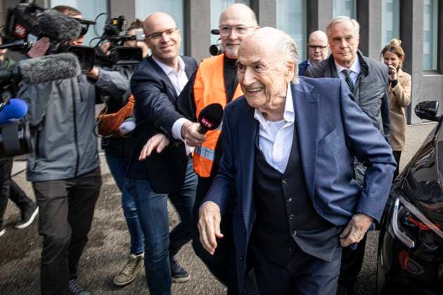 Sport Themen der Woche KW13 Sport Bilder des Tages NEWS: Michel Platini et l™ex-prÃ sident de la Fifa Sepp Blatter connaitront leur sort mardi matin, 25 mars 2025. Ce, dans l™affaire qui a brisÃ en 2015 in Muttenz near Basel, ex-prÃ sident de la Fifa Sepp Blatter  Copyright: xELYXANDROxCEGARRAx