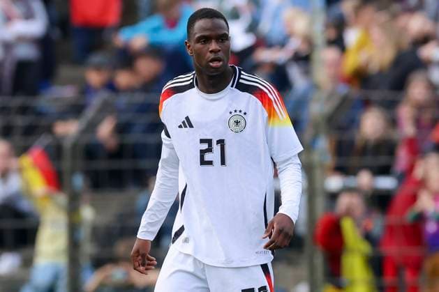 Ilyas Ansah Germany looks on, International Friendly, Germany U20 v Portugal U20, Karl Liebknecht Stadium on March 24, 2025 in Potsdam, Germany Photo by Marco Steinbrenner DeFodi Images Ilyas Ansah Germany looks on, International Friendly, Germany U20 v Portugal U20, Karl Liebknecht Stadium, March 24, 2025 in Potsdam, Germany Photo by Marco Steinbrenner DeFodi Images
