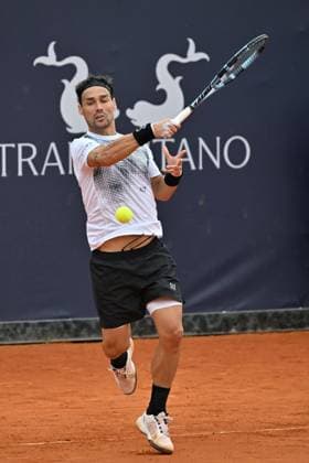 Foto IPP Felice De Martino Napoli 25 03 2025 Napoli Tennis Cup 2025 ATP, Tennis Herren Challenger Tour Nella foto: Fabio Fognini Italy Photo Press World Copyright Napoli italy Italia ITALY  Copyright: xR4924_italyphotopressx