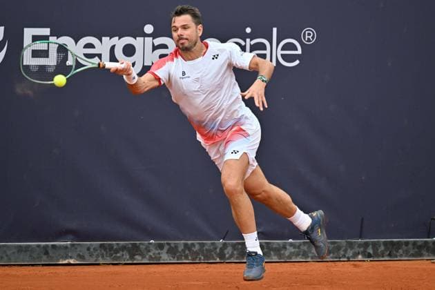 Foto IPP Felice De Martino Napoli 25 03 2025 Napoli Tennis Cup 2025 ATP, Tennis Herren Challenger Tour Nella foto: Stan Wawrinka Italy Photo Press World Copyright Napoli italy Italia ITALY  Copyright: xR4924_italyphotopressx