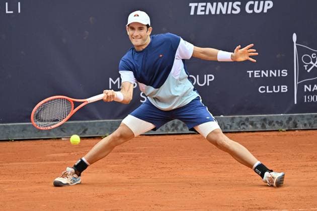 Foto IPP Felice De Martino Napoli 25 03 2025 Napoli Tennis Cup 2025 ATP, Tennis Herren Challenger Tour Nella foto: Francesco Passaro Italy Photo Press World Copyright Napoli italy Italia ITALY  Copyright: xR4924_italyphotopressx