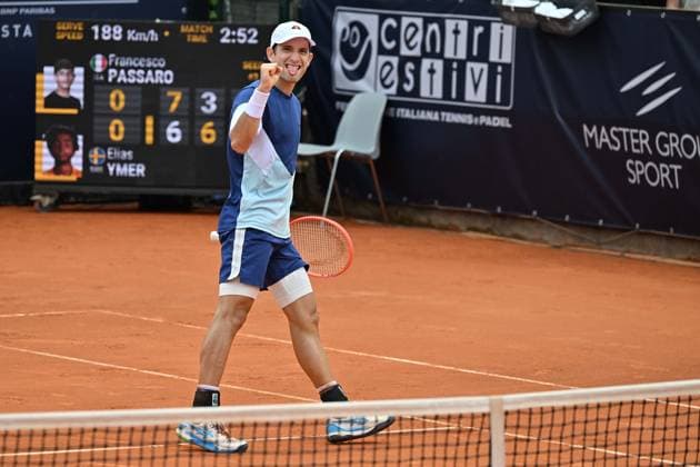 Foto IPP Felice De Martino Napoli 25 03 2025 Napoli Tennis Cup 2025 ATP, Tennis Herren Challenger Tour Nella foto: Francesco Passaro Italy Photo Press World Copyright Napoli italy Italia ITALY  Copyright: xR4924_italyphotopressx