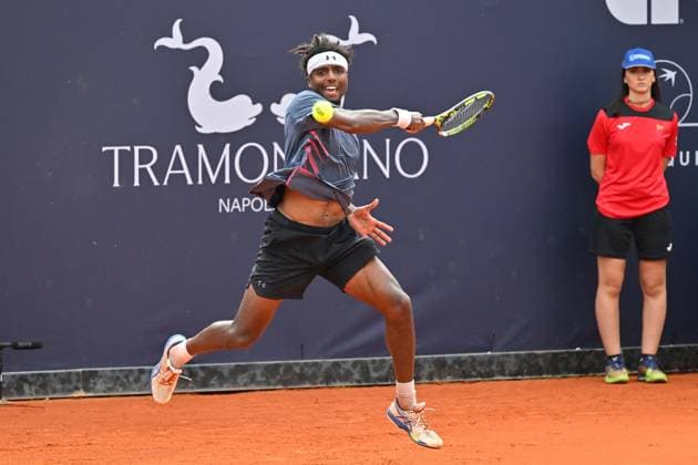 Foto IPP Felice De Martino Napoli 25 03 2025 Napoli Tennis Cup 2025 ATP, Tennis Herren Challenger Tour Nella foto: Elias Ymer Italy Photo Press World Copyright Napoli italy Italia ITALY  Copyright: xR4924_italyphotopressx