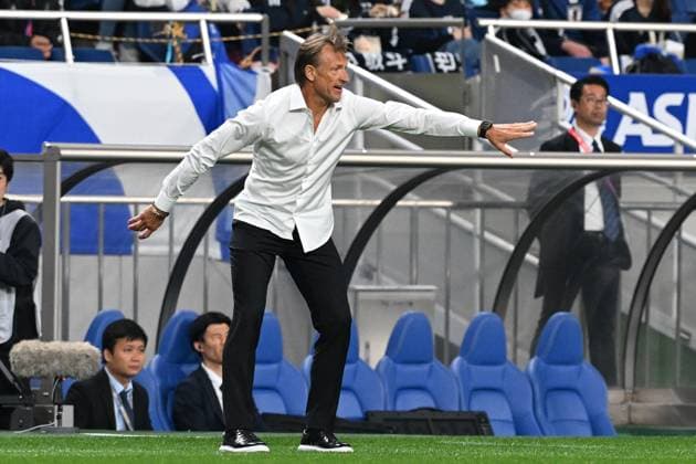 Herve Renard head coach (KSA), MARCH 25, 2025 - Football Soccer : FIFA World Cup, WM, Weltmeisterschaft, Fussball 2026 Asian Qualifier Final Round Group C match between Japan 0-0 Saudi Arabia at Saitama Stadium 2002, Saitama, Japan. Noxthirdxpartyxsales  (285800544)