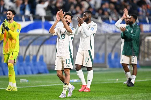 Saudi Arabia team group, Mannschaftsbild, Totale (KSA), MARCH 25, 2025 - Football Soccer : FIFA World Cup, WM, Weltmeisterschaft, Fussball 2026 Asian Qualifier Final Round Group C match between Japan 0-0 Saudi Arabia at Saitama Stadium 2002, Saitama, Japan. Noxthirdxpartyxsales  (285801431)