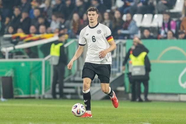 U21 international match Germany Spain 25 03 2025 Eric Martel Germany U21, 6 friendly match, Germany U21 Spain U21, on 25 03 2025, Merck Stadion am Böllenfalltor, Darmstadt Copyright: xBEAUTIFULxSPORTS Meuselx