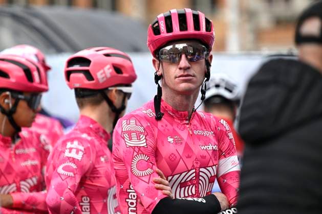 Classic Brugge De Panne 2025 cycling race DE PANNE, BELGIUM - MARCH 26 : Sweeny Harry (AUS) of EF Education - EasyPost during the Men Elite UCI World Tour 49th Classic Brugge De Panne cycling race with start in Brugge and finish in De Panne (195,6 km) on March 26, 2025 in De Panne, Belgium, 26 03 2025 ( Motordriver Kenny Verfaillie & De Panne Belgium  Copyright: xNicoxVereeckenx