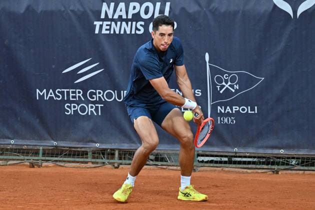 Foto IPP Felice De Martino Napoli 26 03 2025 Napoli Tennis Cup 2025 ATP, Tennis Herren Challenger Nella foto: Murkel Dellien Italy Photo Press World Copyright Napoli italy Italia ITALY  Copyright: xR4924_italyphotopressx