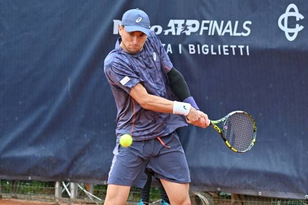 Foto IPP Felice De Martino Napoli 26 03 2025 Napoli Tennis Cup 2025 ATP, Tennis Herren Challenger Nella foto: Raphael Colligon Italy Photo Press World Copyright Napoli italy Italia ITALY  Copyright: xR4924_italyphotopressx