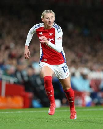 North London, England, March 26 2025: Chloe Kelly (18 Arsenal) during the UEFA Womens Champions League game between Arsenal and Real Madrid at Emirates Stadium in North London, England. (Jay Patel SPP) Copyright: xJayxPatel SPPx spp-en-JaPa-ARSvRMA_20250326_0015