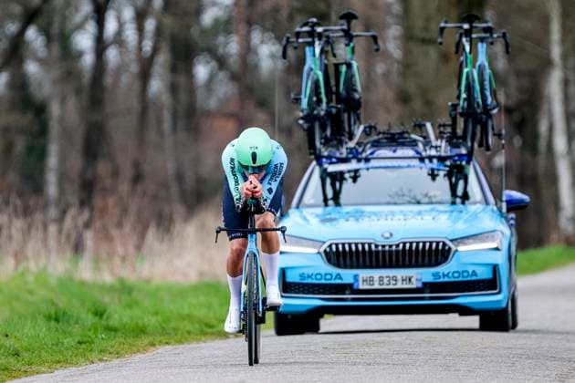 Marius Innhaug Dahl of Decathlon AG2R La Mondiale Dev Team , ITT Beltrum Stage 1, Metec Olympia s Tour Day 1, , March 26, 2025, Beltrum, Netherlands.