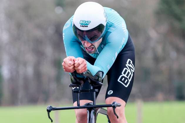 Bram Dissel of Beat Cycling Club , ITT Beltrum Stage 1, Metec Olympia s Tour Day 1, , March 26, 2025, Beltrum, Netherlands.