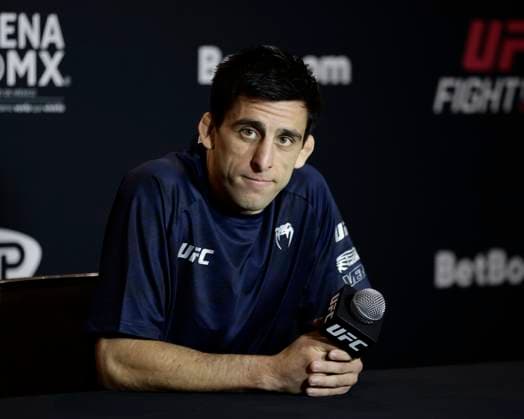 March 26, 2025, Mexico City, Mexico, MEX: STEVE ERCEG speaks to the media during Media Day for UFC Fight Night Mexico City at the InternContinental Mexico City hotel in Mexico City, MX. Mexico City MEX - ZUMAs346 20250326_zsp_s346_022 Copyright: xAlejandroxSalazarx