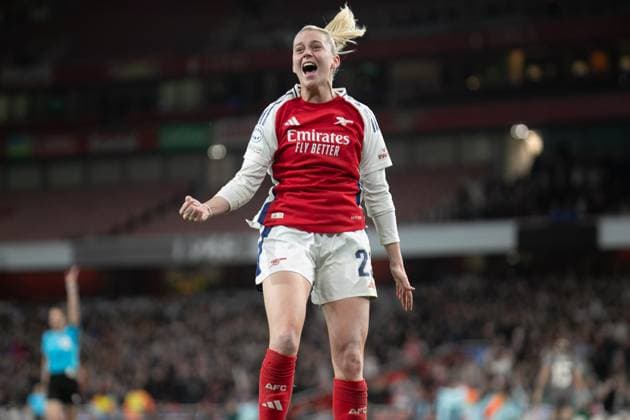 UEFA Women™s Champions League Quarter Final - Arsenal Women and Real Madrid Femenino LONDON, ENGLAND - MARCH 26: during the UEFA Women™s Champions League Quarter Final match between Arsenal Women and Real Madrid Femenino at Emirates Stadium on March 26, 2025 in London, England London United Kingdom Copyright: xNinaxFarooqix