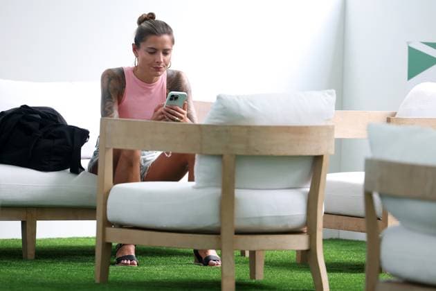 Tennis, ATP tournament in Miami, Sophia Thomalla