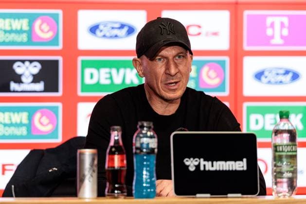 1 FC Köln Press Conference 27 03 2025 Gerhard Struber Coach 1 FC Köln 2 Soccer Bundesliga Press Conference 1 FC Köln Geissbockheim, 27 03 2025 Copyright: xBEAUTIFULxSPORTS Wunderlx