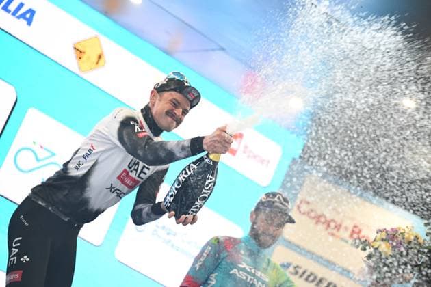 27-03-2025 Settimana Internazionale Coppi E Bartali; Tappa 03 Riccione - Cesena; 2025, Uae Team Emirates - Xrg; Vine, Jai; Cesena; 