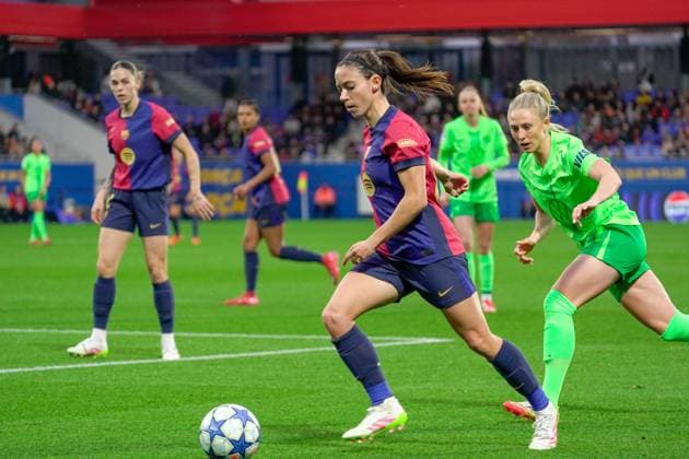 Football, Women, CL, FC Barcelona - VfL Wolfsburg