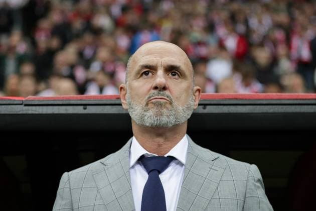 Poland Vs Malta in Warsaw, Poland Coach Michal Probierz of Poland seen during the European FIFA World Cup, WM, Weltmeisterschaft, Fussball Qualifiers 2026 football match between Poland and Malta at National Stadium. Final score; Poland 2:0 Malta. Warsaw Poland Copyright: xGrzegorzxWajdax xSOPAxImagesx POLMAL24032025_58