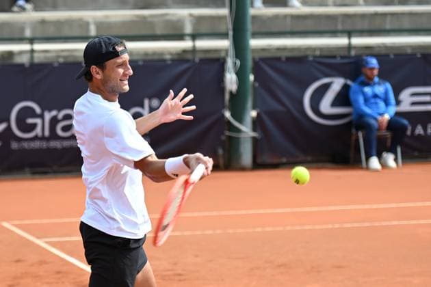 Federico Arnaboldi (Ita) during the match ATP, Tennis Herren Challenger Napoli Mens S Singles quarter on March 28, 2024 at Tennis Club in Napoli, Italy  Copyright: xAndreaxRosito IPAxSportx xipa-agency.netx xx IPA_55818662 IPA_Agency_IPA55818662