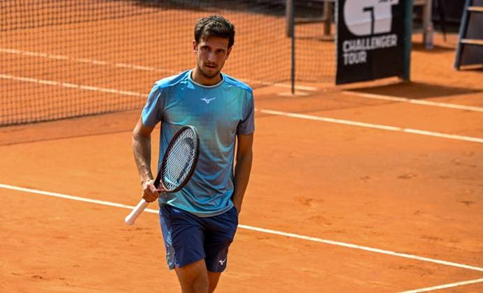 Vit Kopriva during the match ATP, Tennis Herren Challenger Napoli Mens S Singles quarter on March 28, 2024 at Tennis Club in Napoli, Italy  Copyright: xAndreaxRosito IPAxSportx xipa-agency.netx xx IPA_55819001 IPA_Agency_IPA55819001