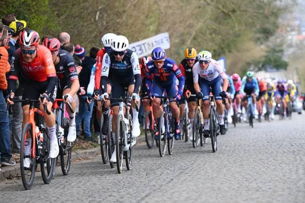 E3 Saxo Classic 2025 Cycling Race Harelbeke, Belgium - March 28 : Christen Fabio (SUI) of Q36.5 Pro Cycling Team in action during the Men Elite UCI World Tour 68th E3 Saxo Classic cycling race of 208 kms with start in Harelbeke and finish in Harelbeke on March 28, 2025 in Harelbeke, Belgium, 28 03 2025 ( Motordriver Kenny Verfaillie - Harelbeke Belgium  Copyright: xVincentxKalutx