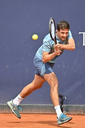 Foto IPP Felice De Martino Napoli 27 03 2025 Napoli Tennis Cup 2025 ATP, Tennis Herren Challenger Nella foto: Vit Kopriva Italy Photo Press World Copyright Napoli italy Italia ITALY  Copyright: xR4924_italyphotopressx