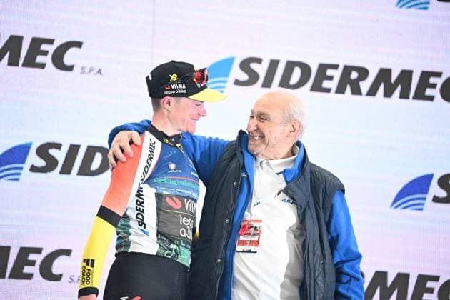 28-03-2025 Settimana Internazionale Coppi E Bartali; Tappa 04 Brisighella - Brisighella; 2025, Visma - Lease A Bike; Tulett, Ben; Amici, Adriano; Brisighella; 