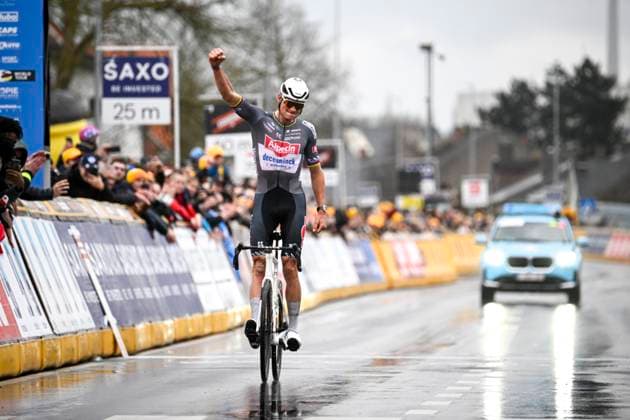 Cycling, E3 Harelbeke, winner Mathieu van der Poel