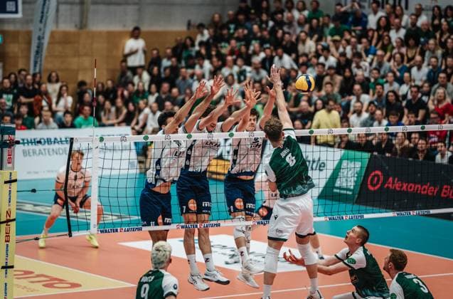 Volleyball, VBL, Playoffs, FT 1844 Freiburg - SVG Lüneburg