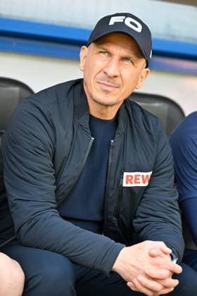 Paderborn, Home Deluxe Arena, 29 03 25, GER, Herren, 2 Bundesliga, Saison 2024 2025, SC Paderborn 07 1 FC Koeln Bild Trainer Gerhard STRUBER Koeln DFL regulations prohibit any use of photographs as image sequences and or quasi video NRW Germany