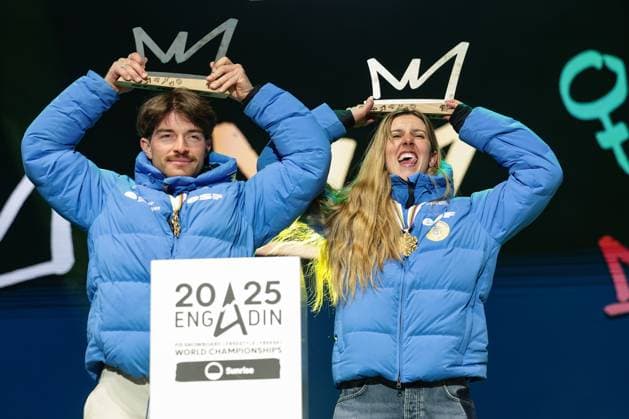 Ski Freestyle and Snowboard World Championships in St. Moritz - Award ceremony