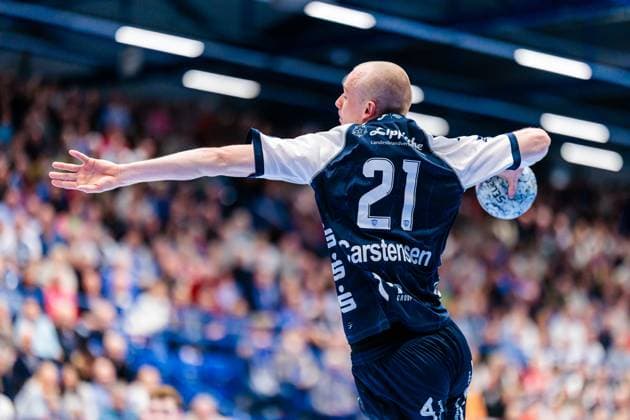 Leve Carstensen TBV Lemgo Lippe, 21 in goal GER, TBV Lemgo Lippe vs SG Flensburg Handewitt, Handball, 1 Bundesliga, 24 Matchday, Season 2024 2025, 29 03 2025 GER, TBV Lemgo Lippe vs SG Flensburg Handewitt, Handball, 1 Bundesliga, 24 Matchday, Season 2024 2025, 29 03 2025 Lemgo Copyright: xEibner-Pressefoto JanxRollingerx EP_JSK
