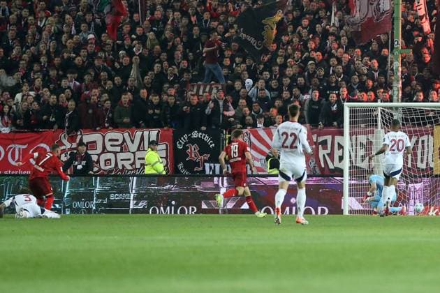 29 03 2025, xrekx, Fußball 2 Bundesliga, 1 FC Kaiserslautern Fortuna Duesseldorf v l Goal shot to 1 0 by Marlon Ritter 1 FC Kaiserslautern DFL DFB REGULATIONS PROHIBIT ANY USE OF PHOTOGRAPHS as IMAGE SEQUENCES and or QUASI VIDEO Kaiserslautern