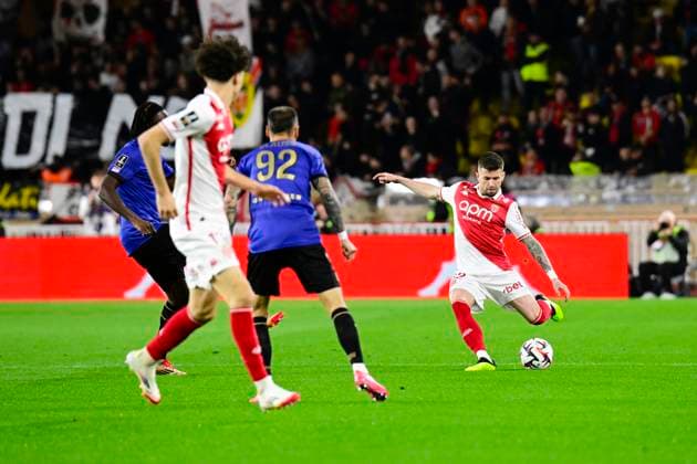 Fußball, AS Monaco - OGC Nizza FOOTBALL : AS Monaco VS OGC Nice - Ligue 1 McDonald s - 29 03 2025 L AS Monaco recoit l OGC Nice dans le cadre de la 27e journÃ e de Ligue 1 McDonald s. Caio Henrique (ASM) MonacoMonaco  Copyright: xWilliamxCannarellax